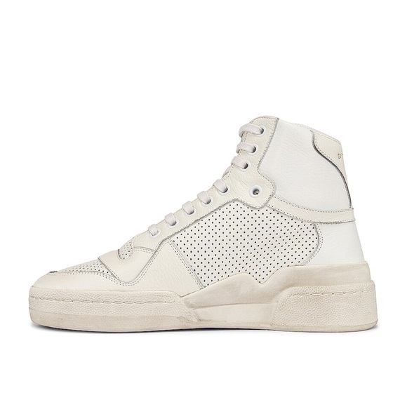 SAINT LAURENT SL24 HIGH TOP SNEAKERS - Picture 5 of 14
